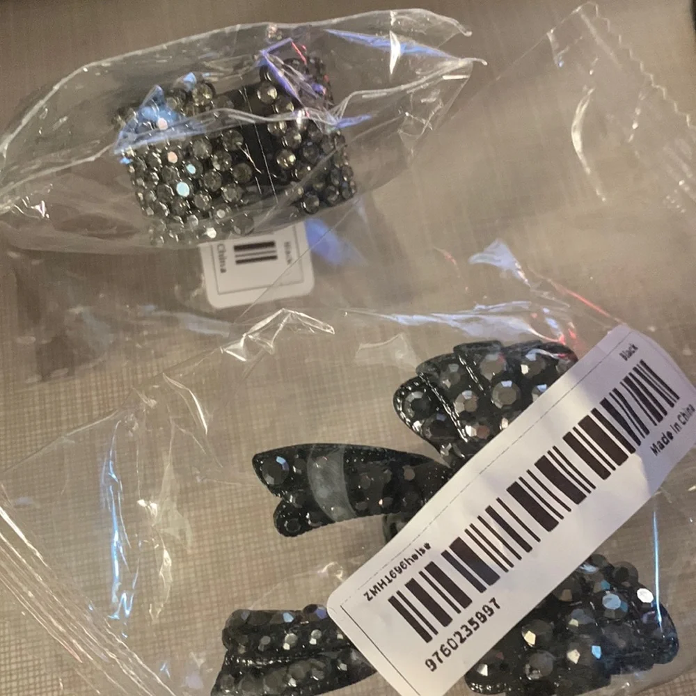 Bundle of 2 hair clips sparkly beautiful - Picture 4 of 10